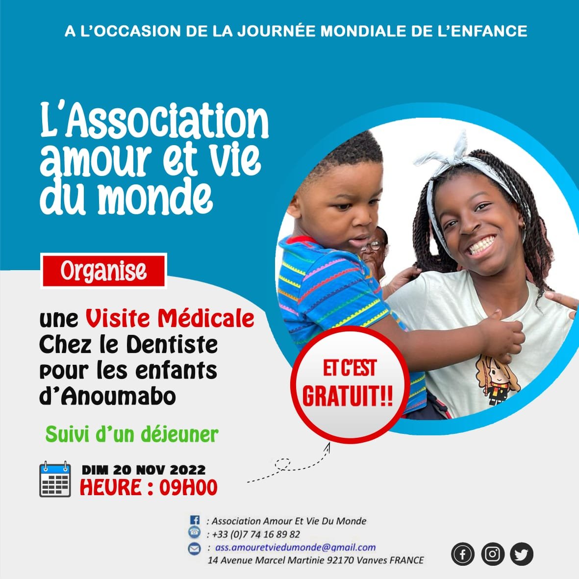 Une Visite Médicale Chez le Dentiste pour les enfants d'Anoumabo